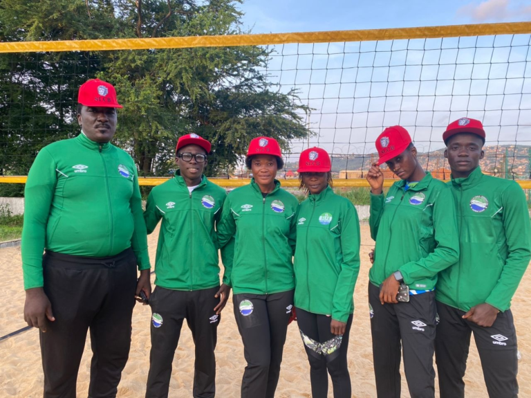 Sierra Leone Beach Volleyball Association Team Departs for Morocco