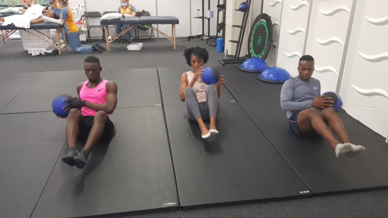 Sierra Dolphins Hit Gym Ahead Of Commonwealth Games