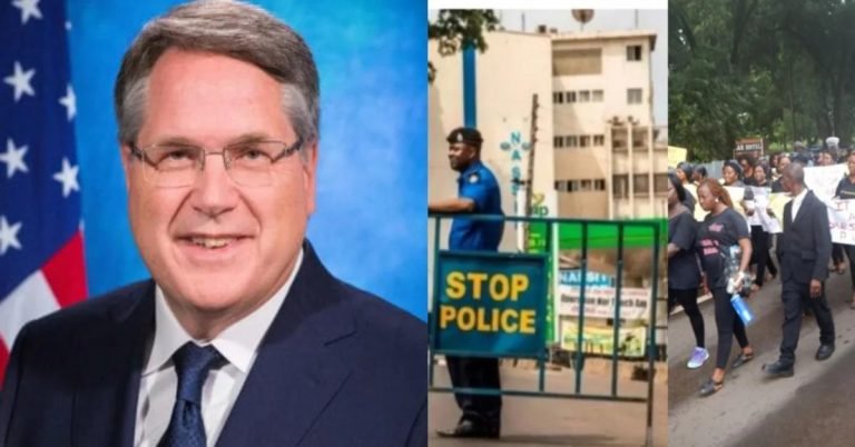 U.S Embassy Frowns At Illegal Demonstration