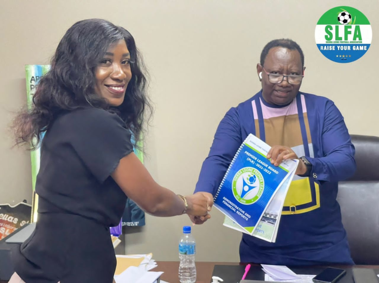 SLFA Vice President-1 Receives Activity Report For 2021/22 Season From League Board