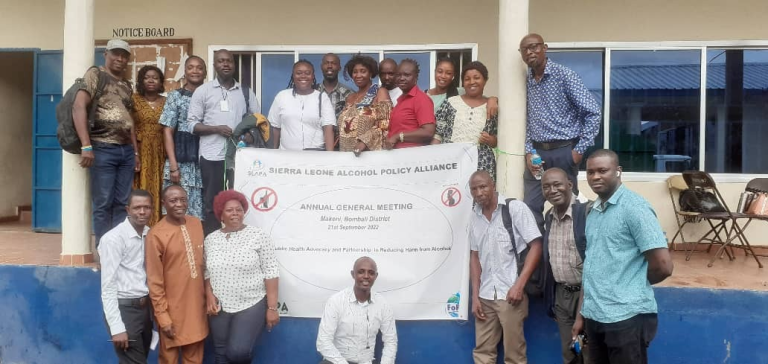 Sierra Leone Alcohol Policy Alliance Holds 2022 AGM
