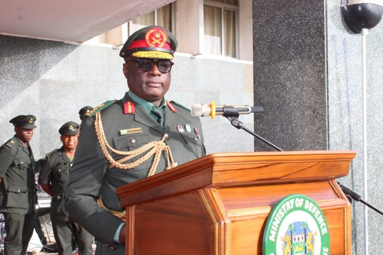 RSLAF Must Defeat Any Enemy that disturbs the peace of S/Leone-New CDS