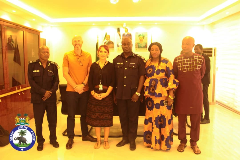Retired UK Police Service Meets With IG Sellu