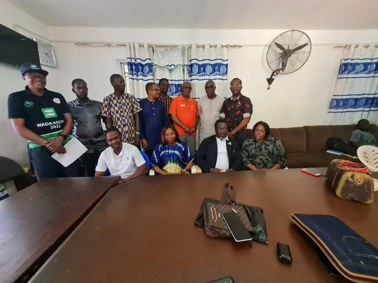 SLTA Pays Courtesy Visit To National Olympic Committee