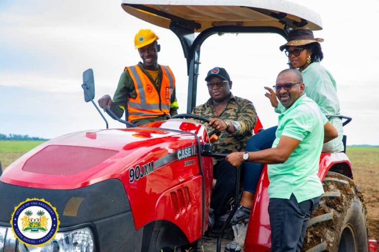Towards attaining food security in S/Leone…SL Govt. Targets 900,000Mtns Annual Rice Production