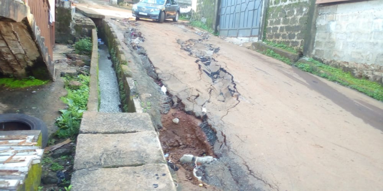 Concerns over deplorable road network at Jomo Kenyatta Road