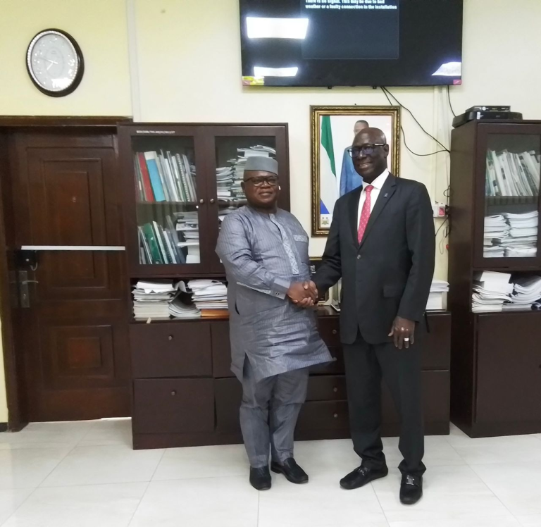 Finance Minister Welcomes IFAD Regional Director In Sierra Leone