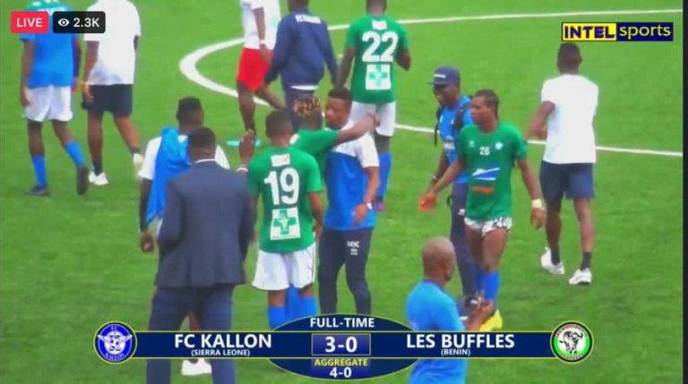FC Kallon Beats Buffles Of Benin In CAF Confederation Cup