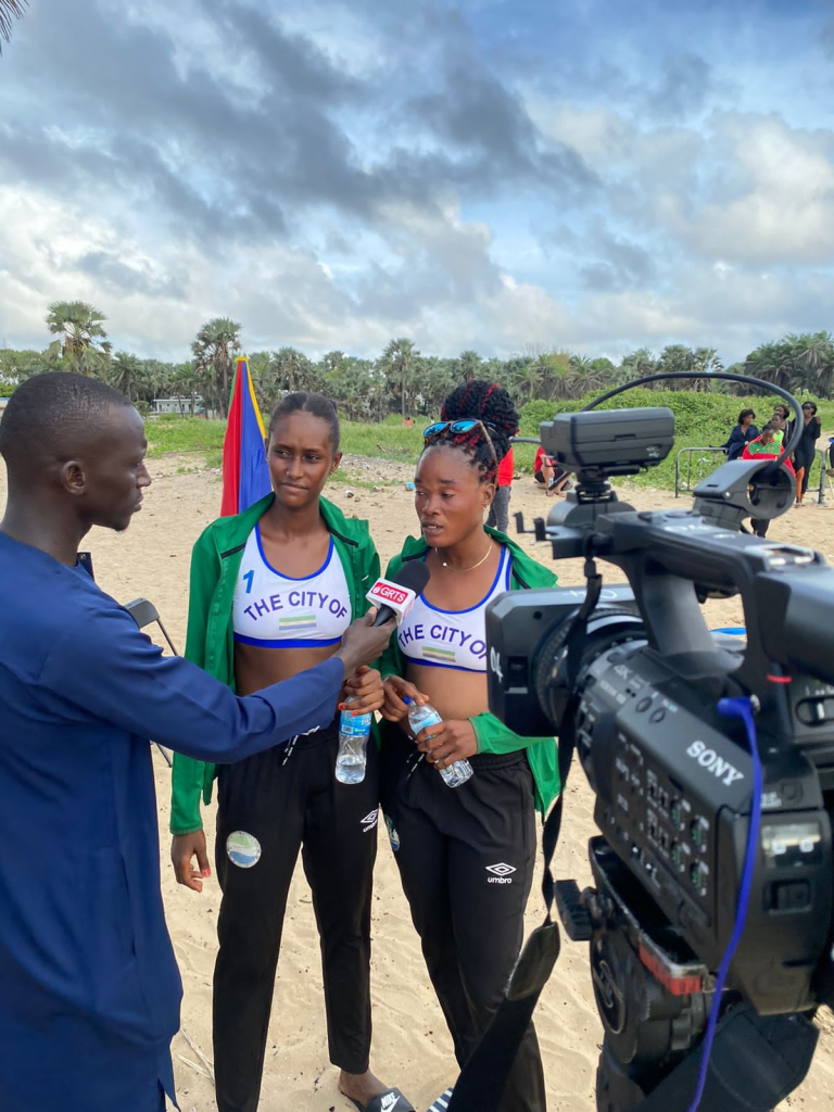 Sierra Leone Volleyball Female Team Defeats Guinea in Zonal Beach Championship