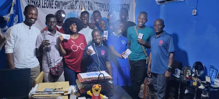Sierra Leone Swimming Executive Committee Gives Educational Support To 13 Swimmers