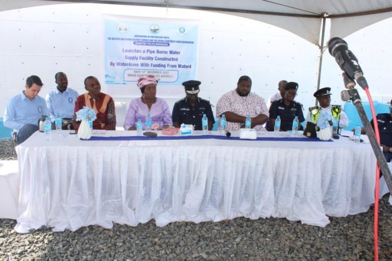 Addressing acute water crisis…IGP Sellu & Wife Restore Life In Grafton, Kossoh Town Communities