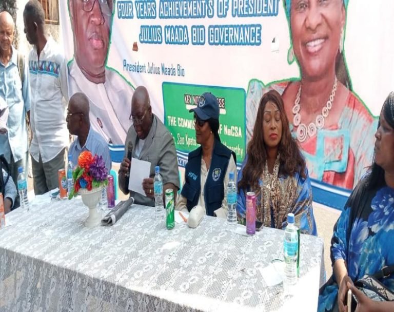 Uncle Sankara Platform, Govt. DignitariesGive Hope To Krootown Rd Market Women