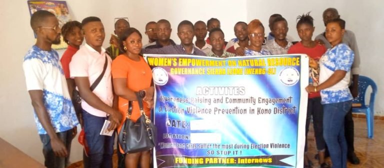 Women’s Empowerment On Natural Resource Governance Focuses On Peace And Tranquility In Kono District