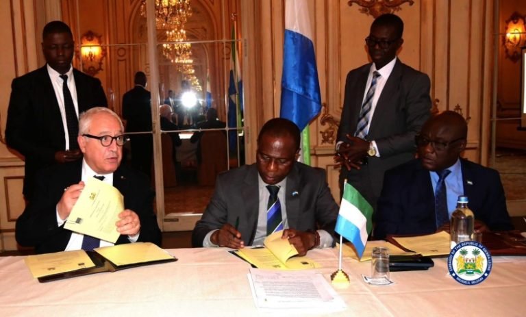 Sierra Leone government signs MOU with the European Public Law Organization (EPLO)