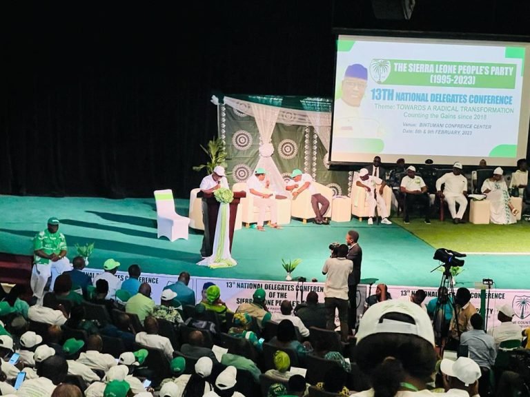 At the SLPP National Delegates’ Conference…SLPP Southern Region Chairman Overwhelming Endorses President Bio