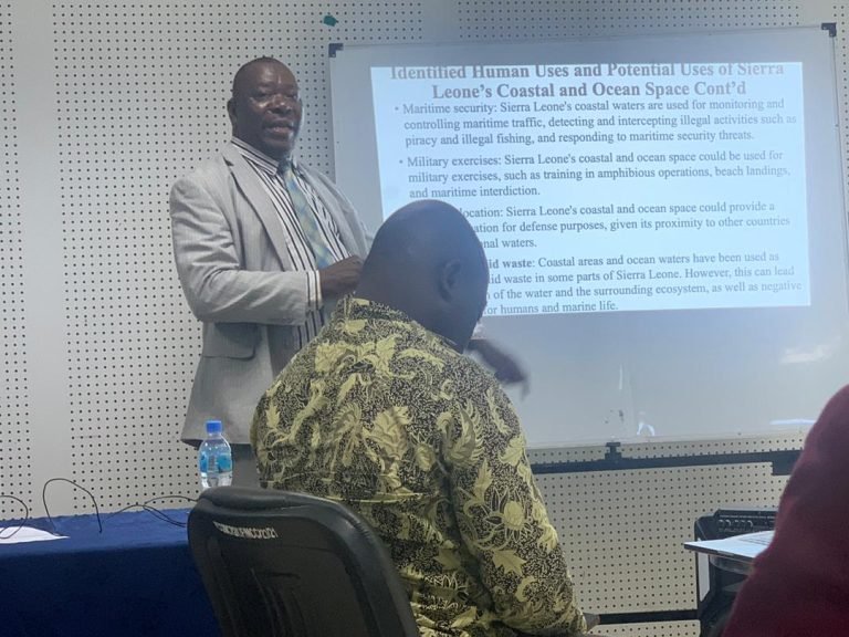 EPA-SL Holds Marine Spatial Planning Workshop