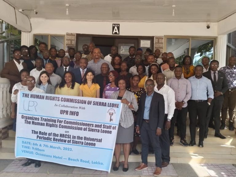 HRCSL Commissioners And Staff Trained On Universal Periodic Review Of Sierra Leone