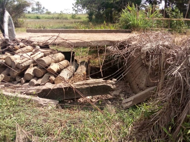Collapsed Bridge Stops Hospital Work At Karene District