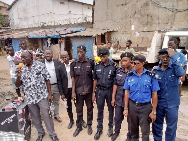 Harbour Police Engage Residents Of Sand Sand Ground Community