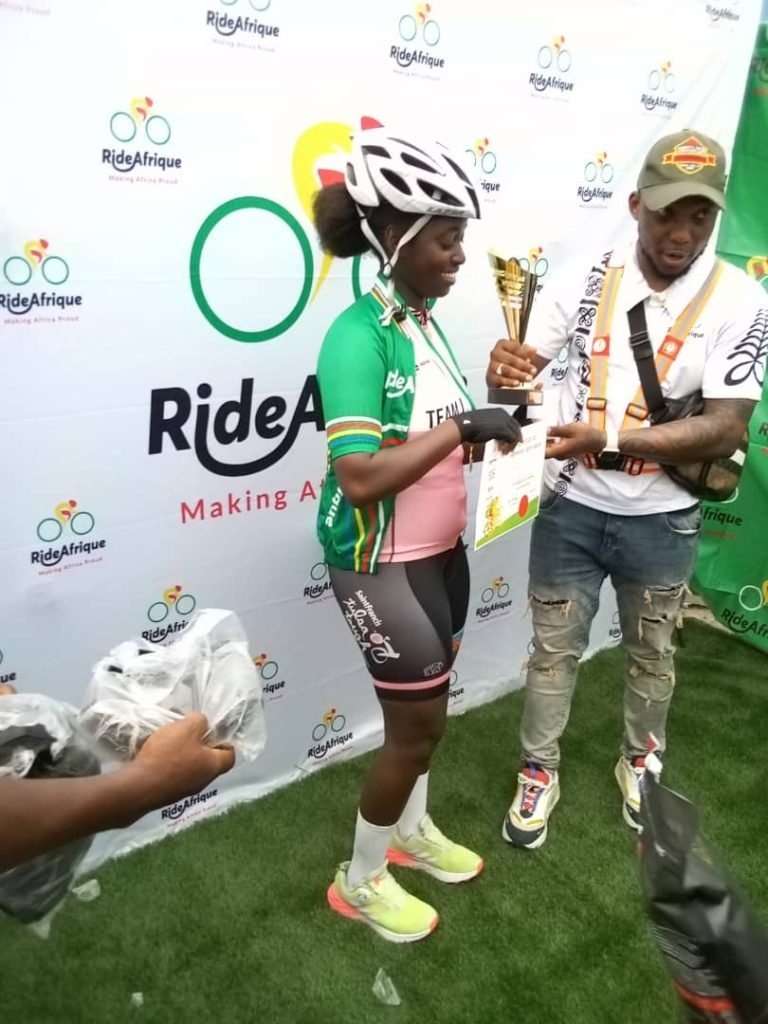 Sierra Leone Female Cyclist Shines In Ghana