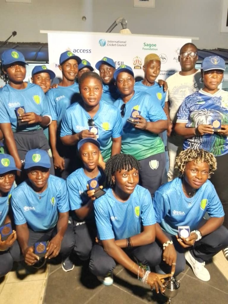 Nigeria Women’s T20 International Tournament 2023: Captain Parkinson Stays To Deliver Sierra Leone Third Place Trophy