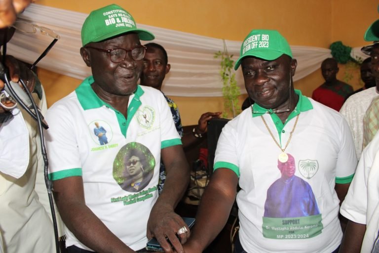 Pujehun SLPP Chairman Endorses Dr. Koroma As Campaign Manager