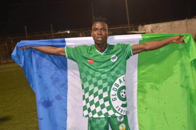 S/Leonean Born Abu Bakarr Koroma Helps Global Pharma Football Lift Liberia Division Two Championship