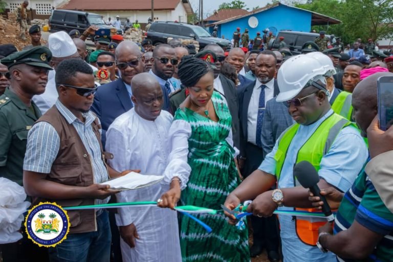 Pres. Bio Turns Sod For Construction Of 34 Military Hospital-American International University Of Sierra Leone