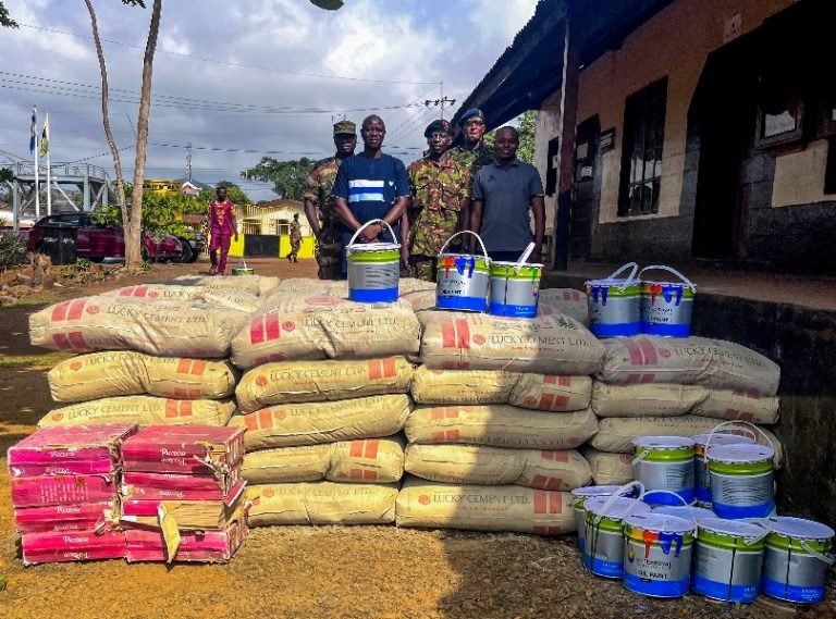 LRMG Supports 5 Infantry Battalion Headquarters Fire Victims With Building Materials