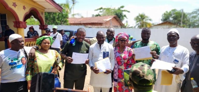 In Pujehun District…Honourable Dickson Momoh Rogers, Six Others Nominated For Member Of Parliament