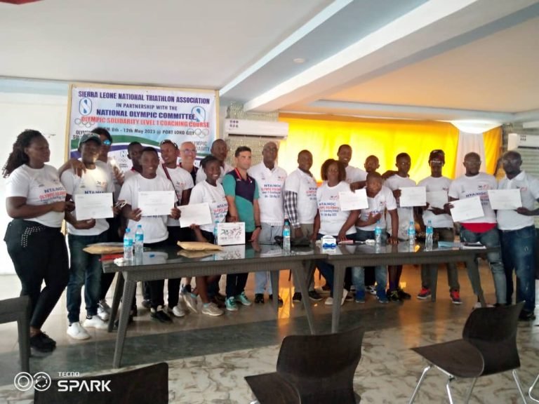 Sierra Leone Triathlon Association, Olympic Solidarity Climaxes Level  1 Coaching Course
