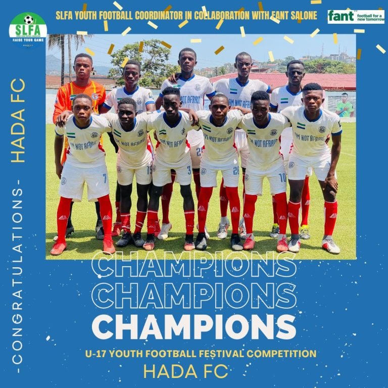 HADA FC Crowned Champions For Both U-13 & U-17 In SLFA Youth Football Festival