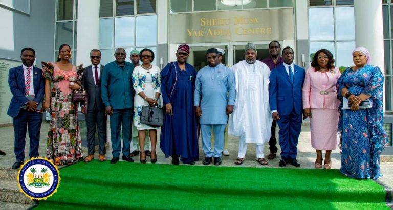 President Bio Seeks Partnership Towards Promoting Purposeful Leadership With A Symbolic Visit To The Shehu Musa Yar’Adua Centre