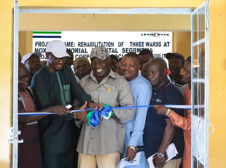 LRMG Hand-Over 3 Rehabilitated Wards To Nixon Memorial Hospital, Segbwema Community In Kailahun District