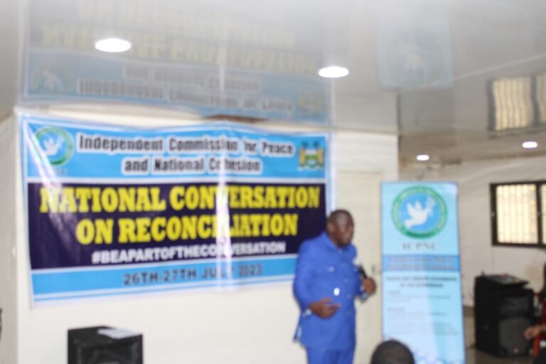ICPNC Organises Media Dialogue On National Reconciliation
