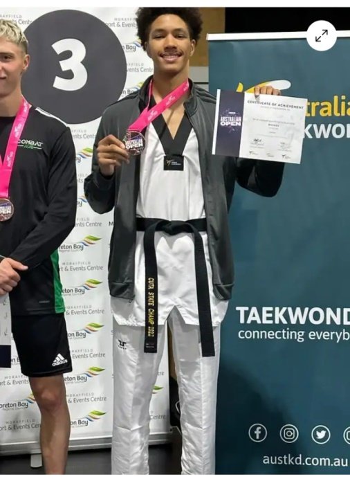 Sierra Leonean Taekwondo Starlet George Edward Holland Wins Bronze Medal At Australian Open