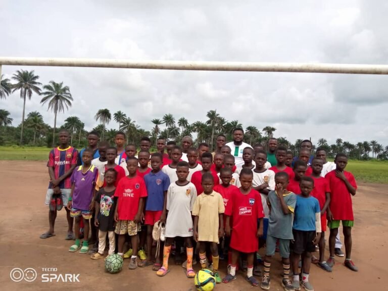 SLFA Media Officer Visits Foday Mubalie Football Academy