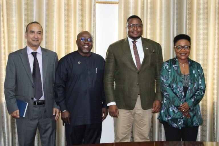 New UNDP Resident Representative To Sierra Leone Presents Letter Of Credentials To Minister Of Foreign Affairs
