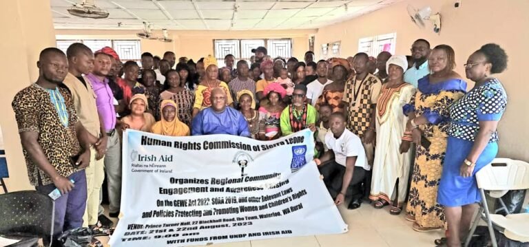 HRCSL Capacitates Local Stakeholders On Laws Protecting Women, Children’s Rights 