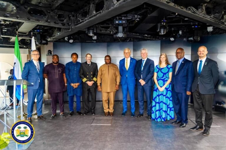 Pres.Bio Impressed With Mercy Ships’ Free Health Services In S/Leone