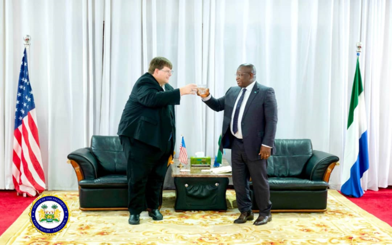 We Will Always Be A Strong Supporter Of Development In Sierra Leone-U.S Ambassador Assures President Bio