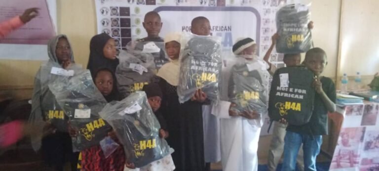 H4A Donate Learning Materials To 50 Less Privileged Children, Orphans
