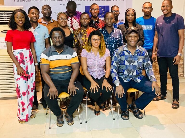 MRCG-SL Trains Journalists On Minority Rights Coverage