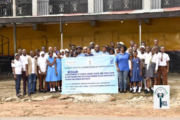 HRCSL Provides Refresher Training To Strenghten Peace Clubs In Schools