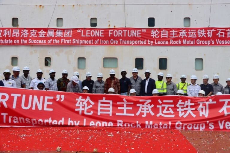 Leone Rock Metal Group Vessel Transports 1st Consignment Of Iron Ore