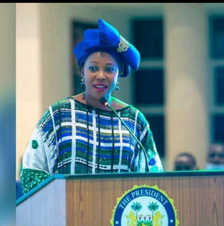 First Lady, Dr. Fatima Maada Bio: A Champion For Women, Girls, And National Development