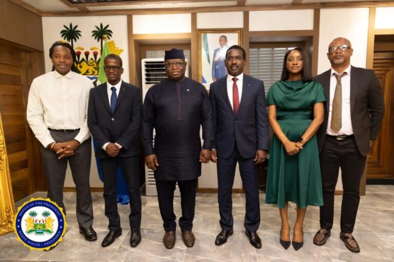 President Bio Receives CEO Of Orange SONATEL Group