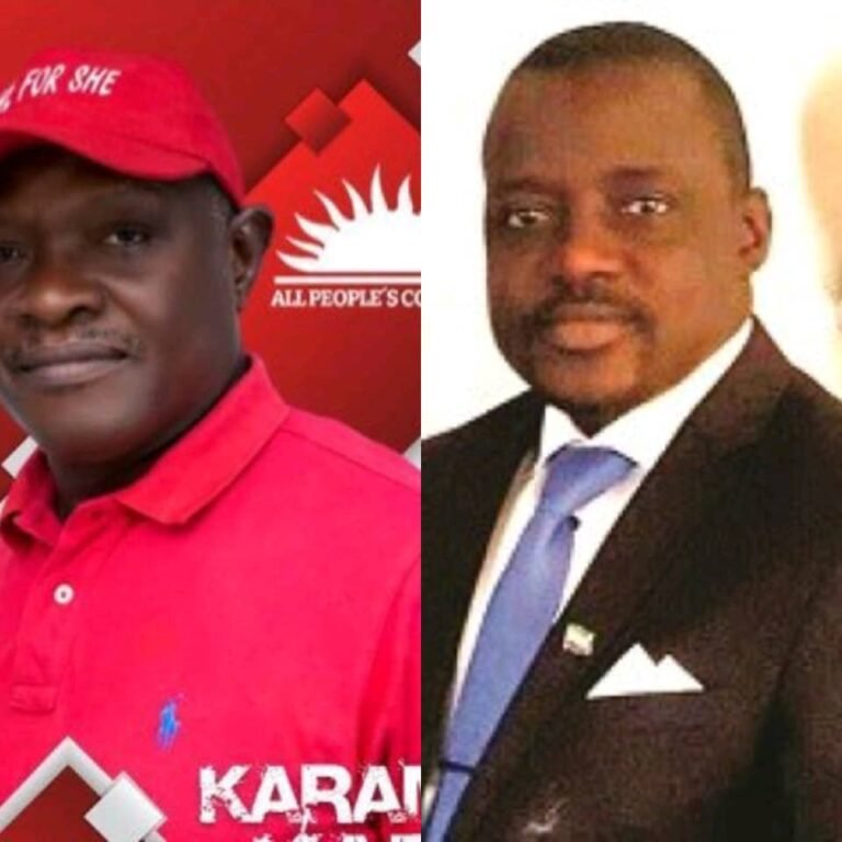 For Taking Parliamentary Seat…Former APC Minister Exonerates Hon. Mohamed Bangura