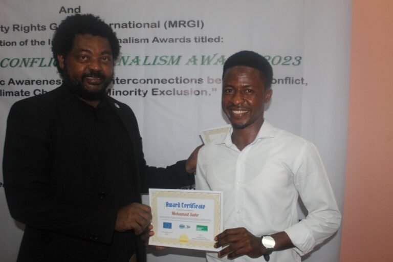 A-Z Journalist Wins MRCG-SL National Inclusive And Anti-Conflict Award