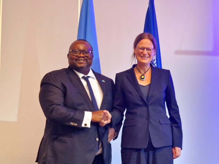 Sierra Leone’s Ambassador Gberie Handsover Chairman 10M Bureau